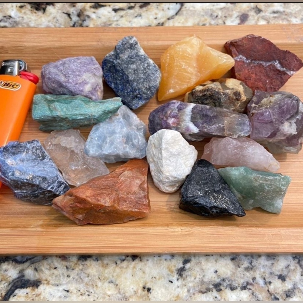 1 Pound Assorted Raw Healing Crystals